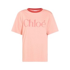 끌로에 로고 프린트 티셔츠