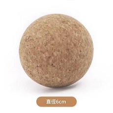 軟木按摩球 瑜伽輔助用品, 6cm, 1個