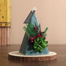 CITTA CANDLE 香氛聖誕樹冰花禮盒蠟燭 冰花墨綠【2個】香薰禮盒#埃菲爾鐵塔, 1個, 冰花墨綠【2個】香薰禮盒#熱銷,聖誕節日熱銷#埃菲爾鐵塔
