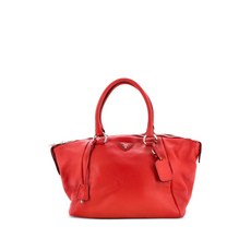 프라다 중고 비텔로 다이노 더블 핸들 라지 사첼 백