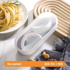 寶寶輔食手環彎勺/直勺, 1個, 粉色,手環直叉