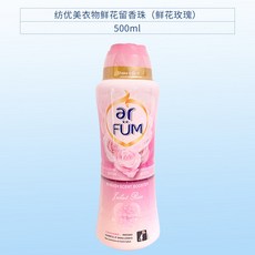 紡優美 衣物留香珠 (鮮花玫瑰), 1個, 愛的宣言花香500g*1瓶