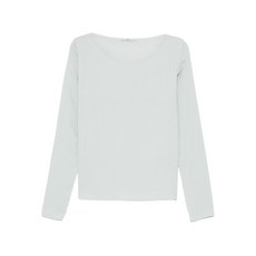 에르마노설비노 보트 넥 긴소매 스웨트셔츠