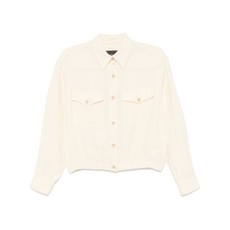 파비아나필리피 비즈 디테일 실크 셔츠