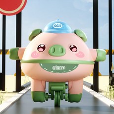 平衡小豬 兒童平衡玩具, 1個, 綠色【沒帶電池】