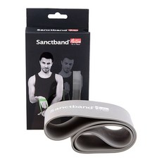 Sanctband 環狀拉力帶 運動用品 肌力訓練 彈力帶 健身 瑜珈 輔助訓練, 銀色, 1個