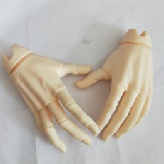 bjd娃娃 bjd3分娃 法老 bjd三分娃 bjd正版 bjd素體 sd娃娃 bjd關節人偶 帥氣總裁 bjd男娃, 1個, 一對3分叔體關節手,膚色:淺普