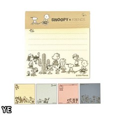 莫莫日貨日本製 史努比 snoopy 仙人掌款 四圖案重點貼 N次貼 可愛辦公學習小物, 1個