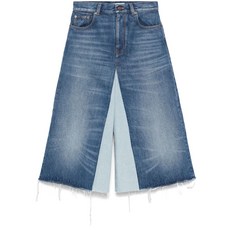 끌로에 패치워크 데님 쇼츠