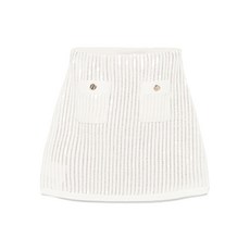 셀프포트레이트 시퀸 크로셰 미니 스커트