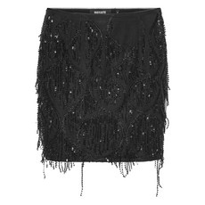 로테이트비르거크리스텐슨 시퀸 장식 프린지 스커트