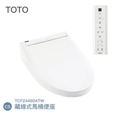 TOTO 藏線式溫水洗淨便座 TCF24460 電解除菌水 烘乾 除臭, 1個, TCF24460藏線型