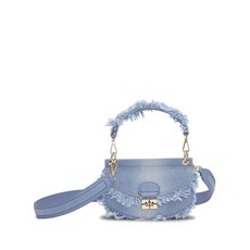 가니 데님 크로스 백