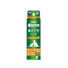 LION PETKISS 犬貓潔牙凝膠 雞肉風味 可食用免漱配方 幫助維持口腔健康, 1個