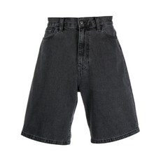 칼하트윕 로고 데님 쇼츠