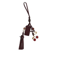 코치 인그레이빙 로고 레더 백 참