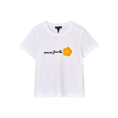 마크제이콥스 데이지 로고 플라워 아플리케 티셔츠