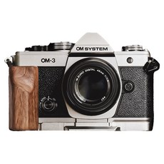 OM SYSTEM OM-3 復古相機 胡桃木手把底座, 1個
