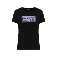 EA7엠포리오아르마니 시퀸 로고 티셔츠