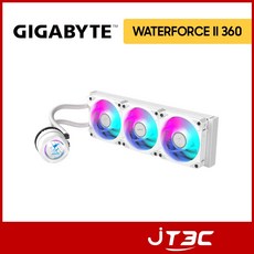 GIGABYTE AORUS WATERFORCE II 360 水冷散熱器, 黑, 1個