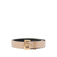 생로랑 생 로랑 모노그램 로고 벨트