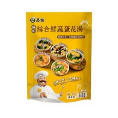 蘇伯湯包 蛋花湯 6g 5入 30秒速沖 即時速食濃湯, 1袋, 30g