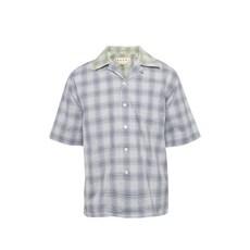 마르니 중고 반소매 플레이드 셔츠