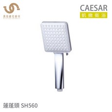CAESAR 凱撒衛浴 SH560 蓮蓬頭 六段按壓切換 側邊按壓切換, 銀色, 1個