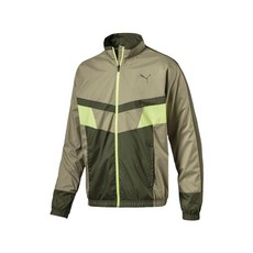 푸마 레트로 우븐 로고 디테일 재킷