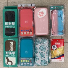 有Sense 良值 Switch 主機包 收納包 防震 硬殼 外出, 1個, Lite 保護貼 透明