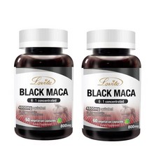 Lovita愛維他 黑鑽瑪卡4800mg素食膠囊 60顆(黑瑪卡 馬卡) 小資屋, 2個, 60顆