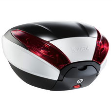 K-MAX K20 40L 機車漢堡箱 亮面烤漆, 1個, 亮面白色