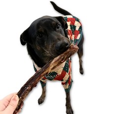 黑白米米 Blacknwhitedogs 巨型牛軟骨 寵物耐啃零食 幫助磨牙發洩精力, 100g, 2個, 巨。牛軟骨
