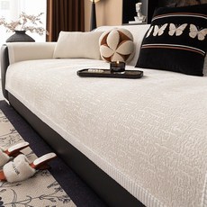 雪尼爾沙發墊四季通用沙發坐墊防滑沙發墊高級感沙發套蓋布套罩