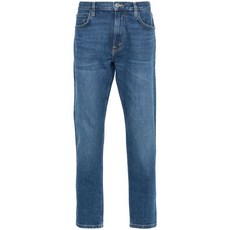 진에리카 로우라이즈 테이퍼드 진