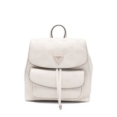 게스 엠보스드 드로스트링 백팩