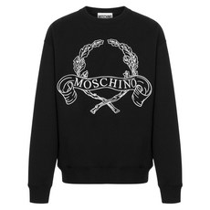 모스키노 로고 자수 스웨트셔츠