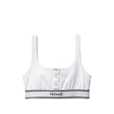 베르사체 골지 코튼 저지 브라렛