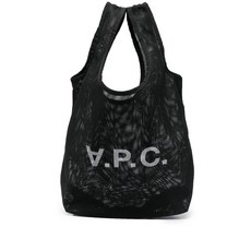 A.P.C. 로고 프린트 토트 백