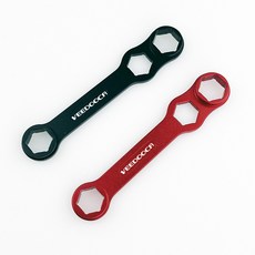 VEEDOOCA 漁輪扳手 10mm孔 拆裝搖臂 不傷螺帽 水滴輪鼓輪工具, 1個, 紅色
