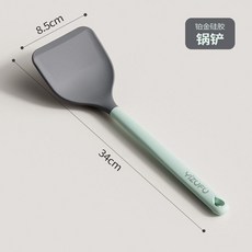 耐高溫鍋鏟硅膠炒菜鏟子廚具不粘鍋專用勺子鏟子套裝 副廠商品, 1個, N/A, 湯勺