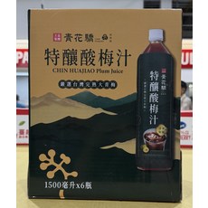 青花驕 特釀酸梅汁, 6瓶, 1.5L