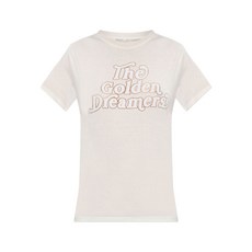 골든 구스 스타 장식 프린트 티셔츠