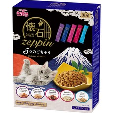 Petline 懷石 zeppin 五種美味貓糧 200g, 1個, PETLINE金懷石極品五味盛宴貓糧(藍)