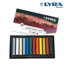LYRA 德國藝術家軟質粉彩條 12色, 1個