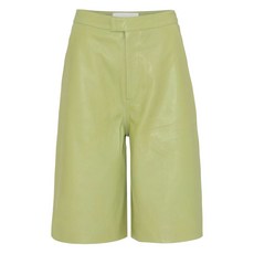 리메인 마누 하이웨이스트 레더 쇼츠