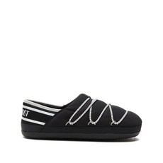 문부츠 장식 스웨이드 슬립온