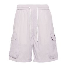 그라운드제로 로고 프린트 경량반바지