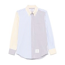 톰 브라운 깅엄 체크 포플린 셔츠