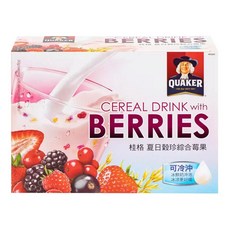 QUAKER 桂格 夏日穀珍綜合莓果 麥片沖泡飲, 1個